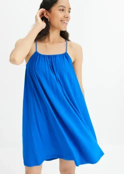 bonprix bonprix Vestido de punto de viscosa fluida Azul ártico Hot