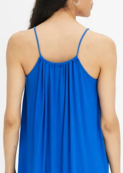 bonprix bonprix Vestido de punto de viscosa fluida Azul ártico Hot