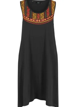 bonprix bonprix Vestido de punto estilo túnica Negro
