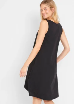 bonprix bonprix Vestido de punto estilo túnica Negro