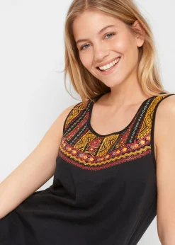 bonprix bonprix Vestido de punto estilo túnica Negro