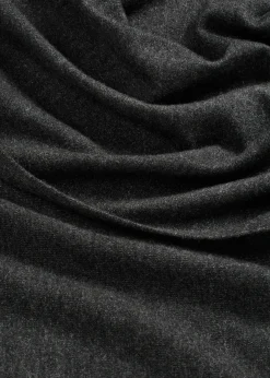 bonprix bonprix Vestido de punto fino de mezcla de viscosa suave Antracita jaspeado Sale