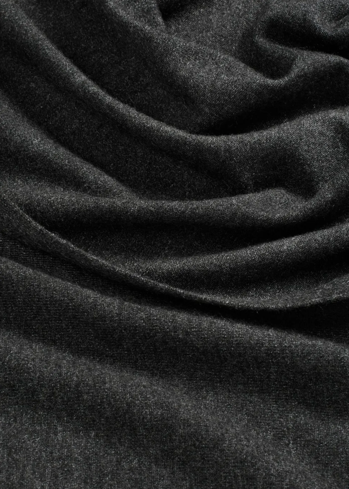 bonprix bonprix Vestido de punto fino de mezcla de viscosa suave Antracita jaspeado Sale