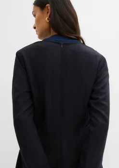 bonprix bonprix Vestido de sarga de lyocell fluido Negro Discount