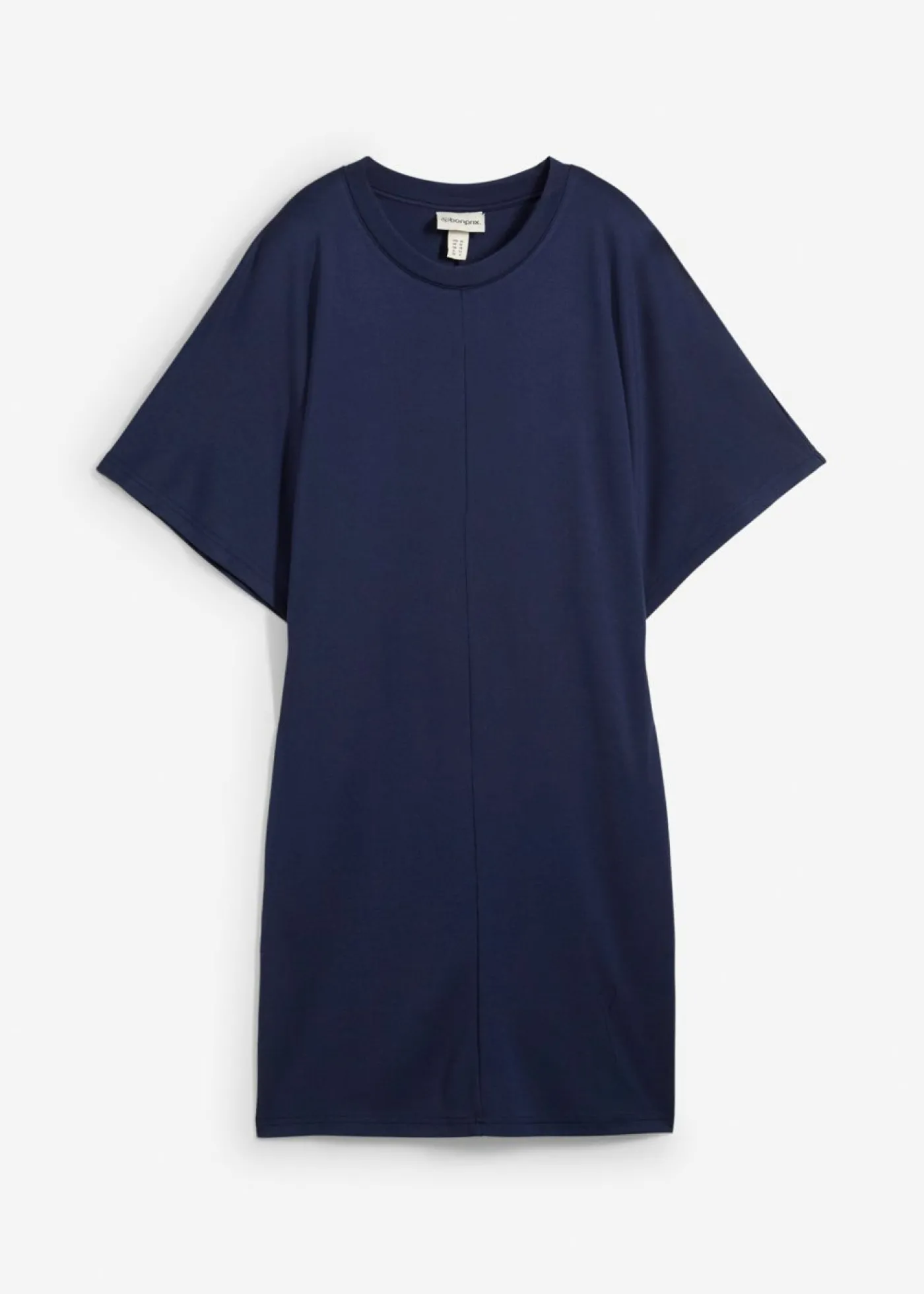 bonprix bonprix Vestido de suave Punto di Roma Azul marino Online