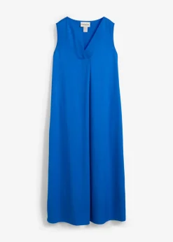 bonprix bonprix Vestido de tirantes de viscosa fluida Azur Online