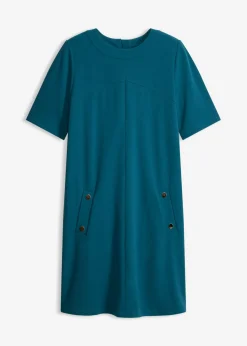 bonprix bonprix Vestido de tubo con elastano Petróleo azul Discount