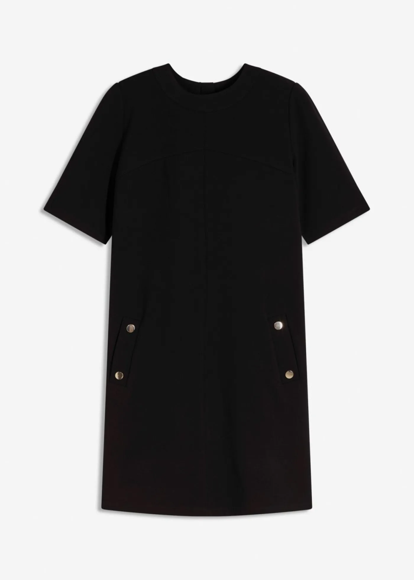 bonprix bonprix Vestido de tubo con elastano Negro Hot