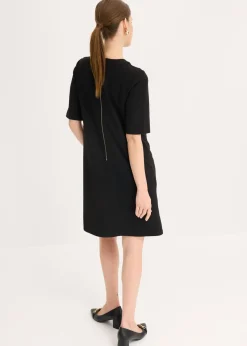 bonprix bonprix Vestido de tubo con elastano Negro Hot