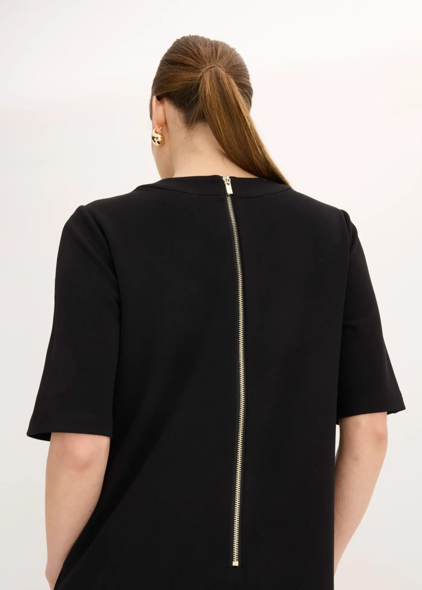bonprix bonprix Vestido de tubo con elastano Negro Hot
