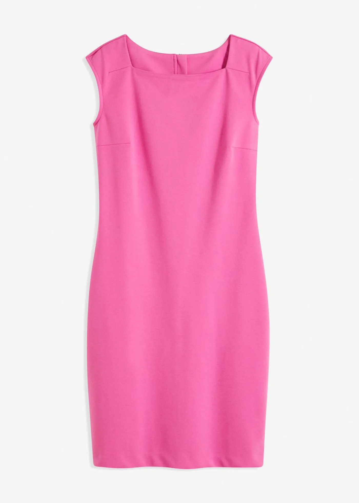 bonprix bonprix Vestido de tubo en Punto di Roma Fucsia claro New