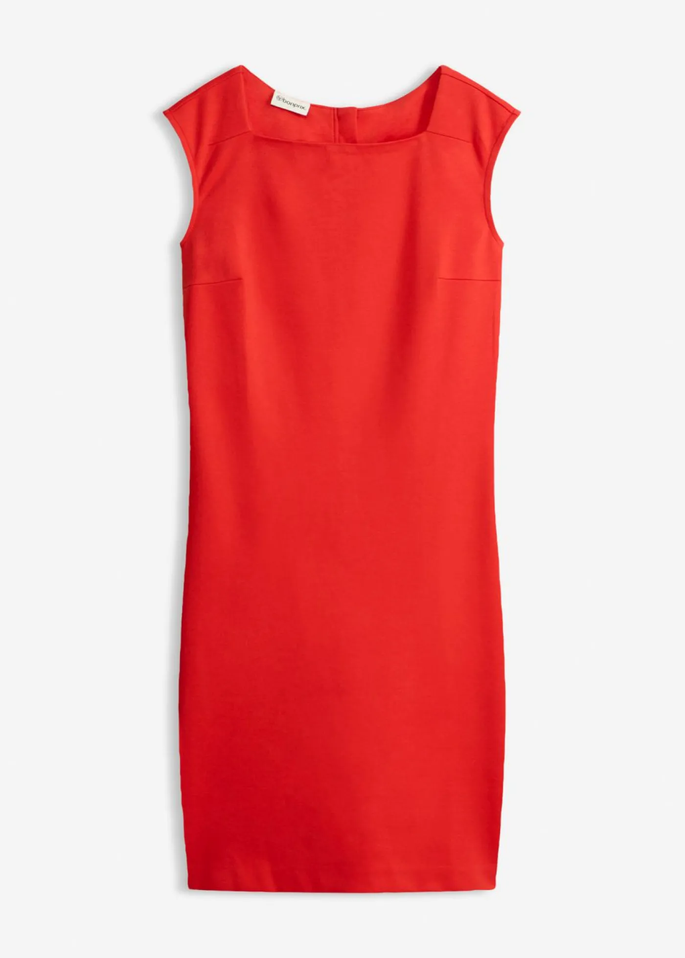 bonprix bonprix Vestido de tubo en Punto di Roma fresa Discount