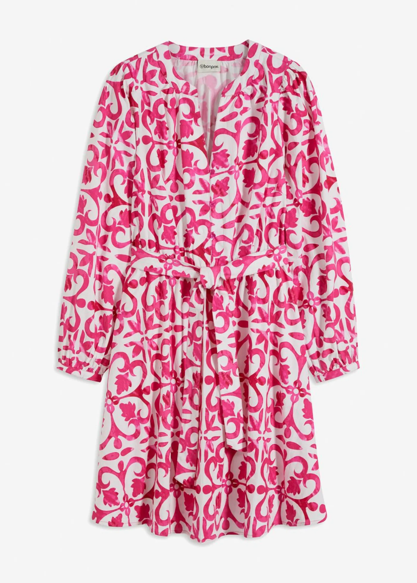 bonprix bonprix Vestido estampado Rosa estampado Hot
