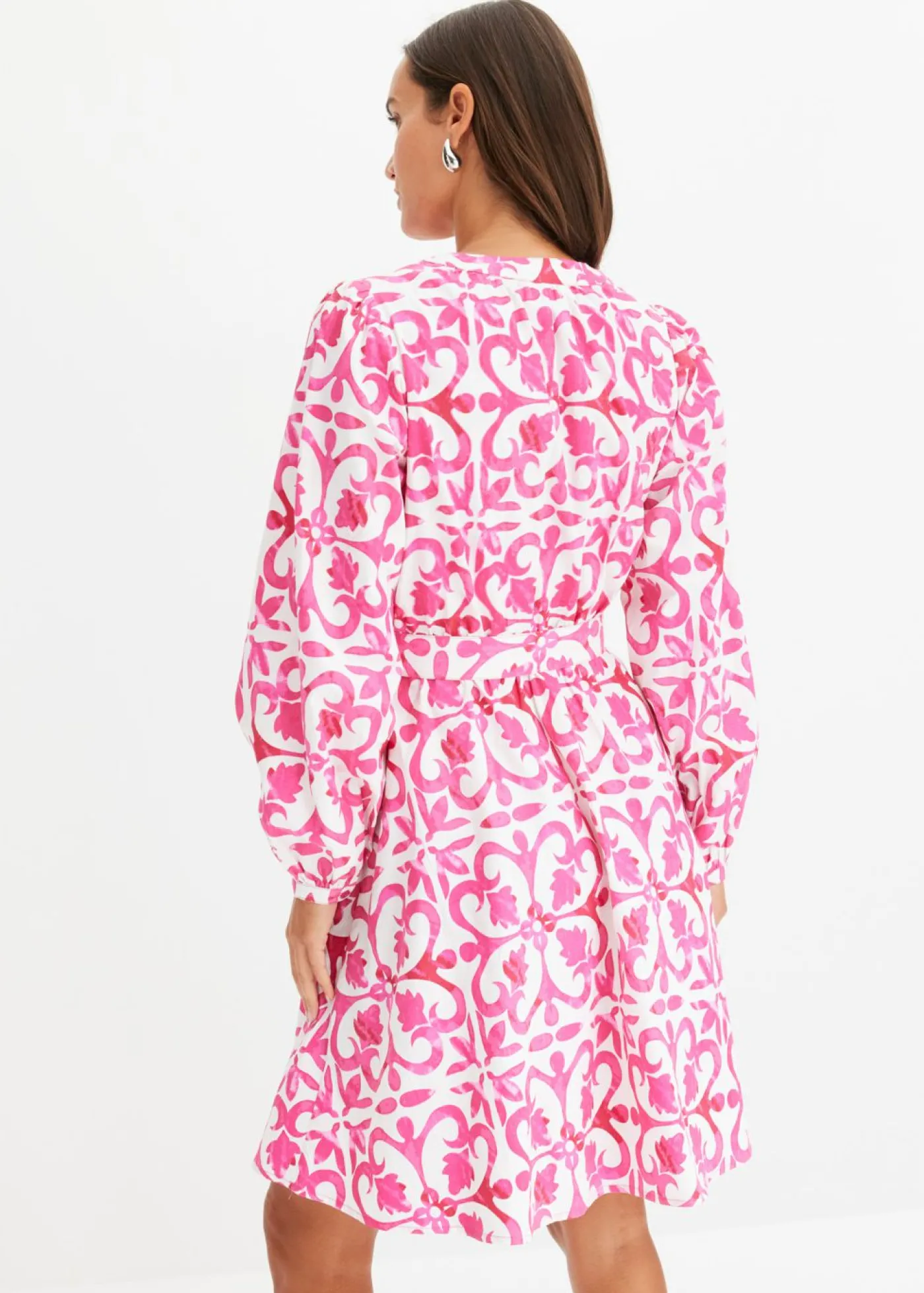 bonprix bonprix Vestido estampado Rosa estampado Hot