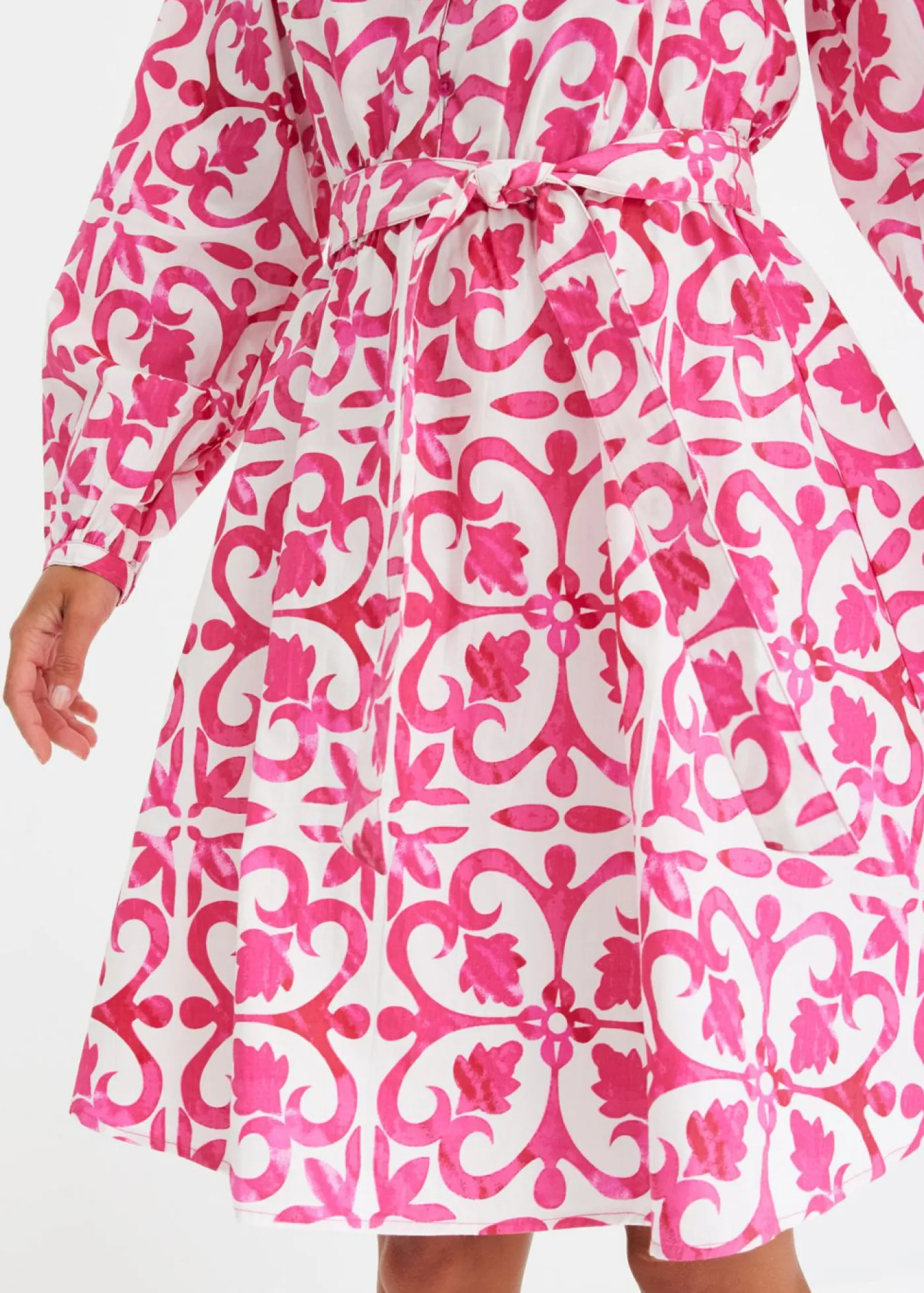 bonprix bonprix Vestido estampado Rosa estampado Hot