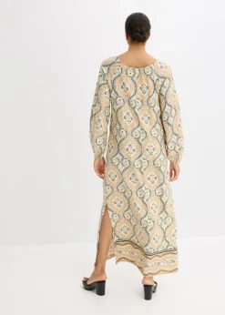 bonprix bonprix Vestido estampado tipo caftán de viscosa fluida Arena Online