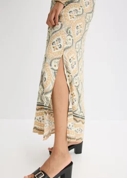 bonprix bonprix Vestido estampado tipo caftán de viscosa fluida Arena Online