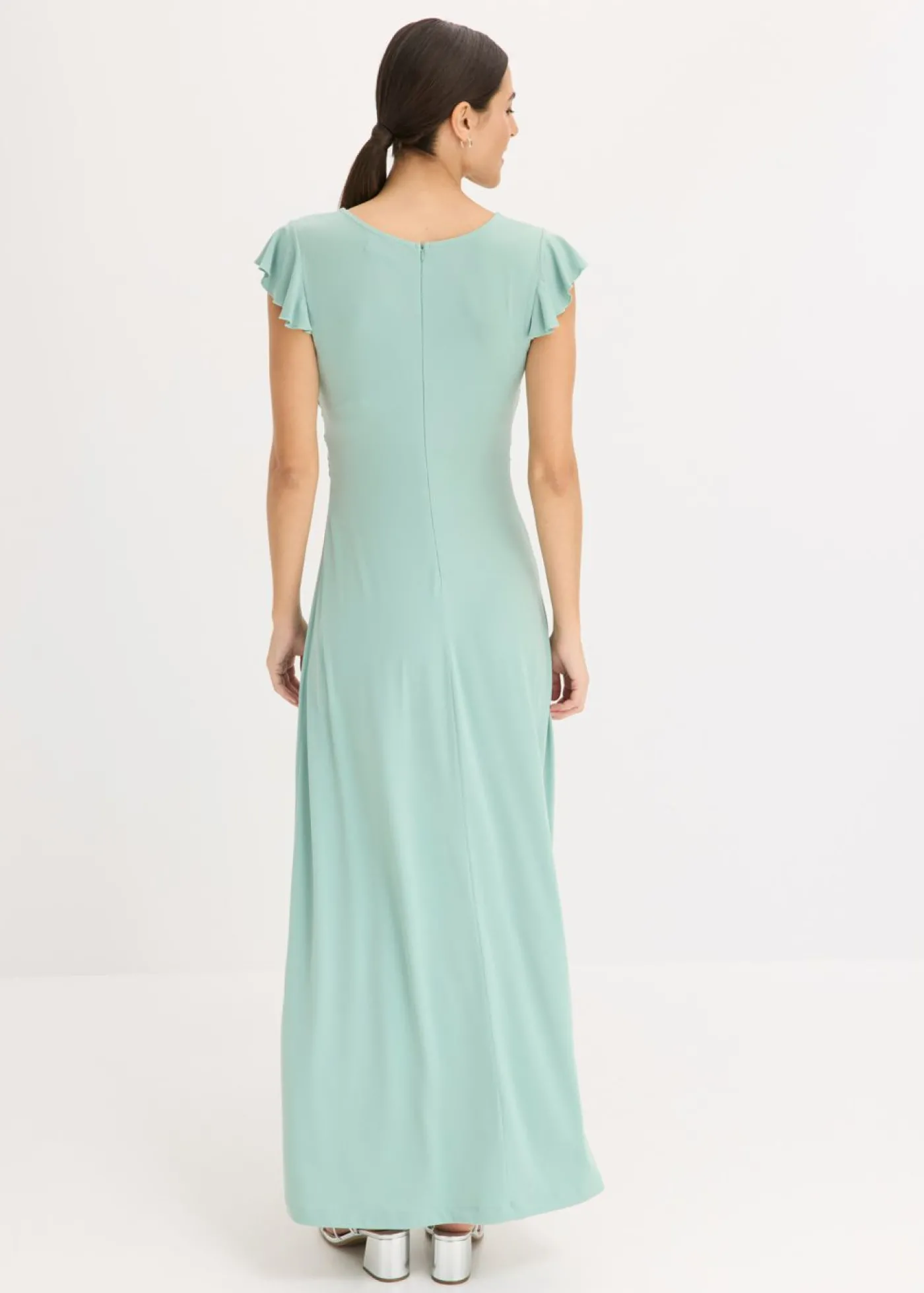 bonprix bonprix Vestido largo Verde pastel Online