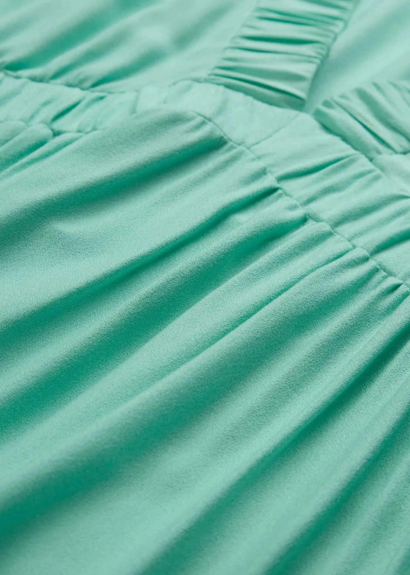 bonprix bonprix Vestido largo a capas de viscosa fluida Azul mentol Online
