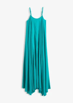 bonprix bonprix Vestido largo ancho Esmeralda Online