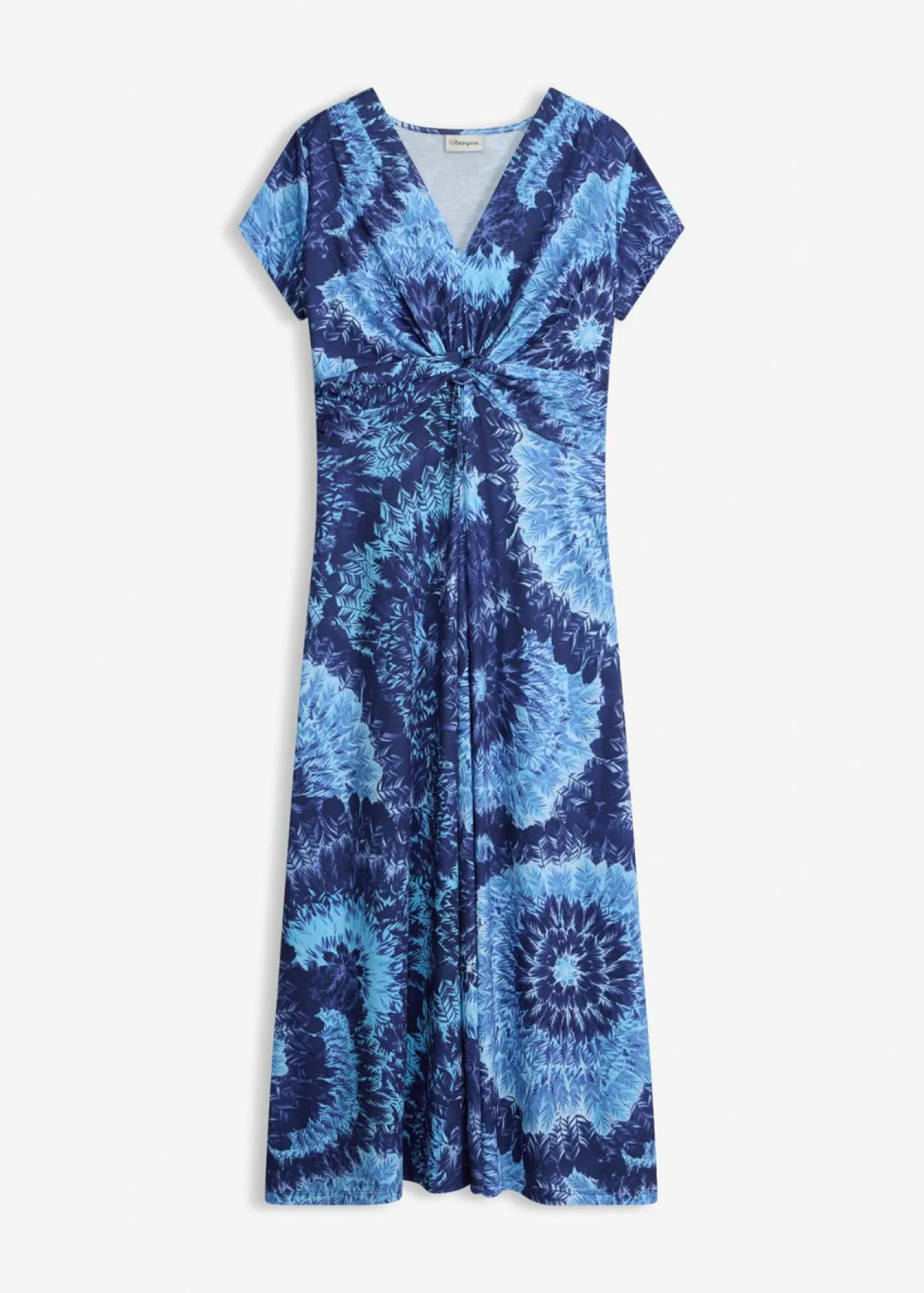 bonprix bonprix Vestido largo de punto estampado Azul Best