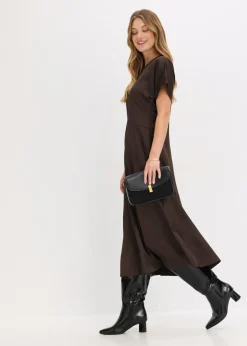 bonprix bonprix Vestido maxi marrón Sale