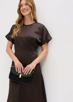 bonprix bonprix Vestido maxi marrón Sale