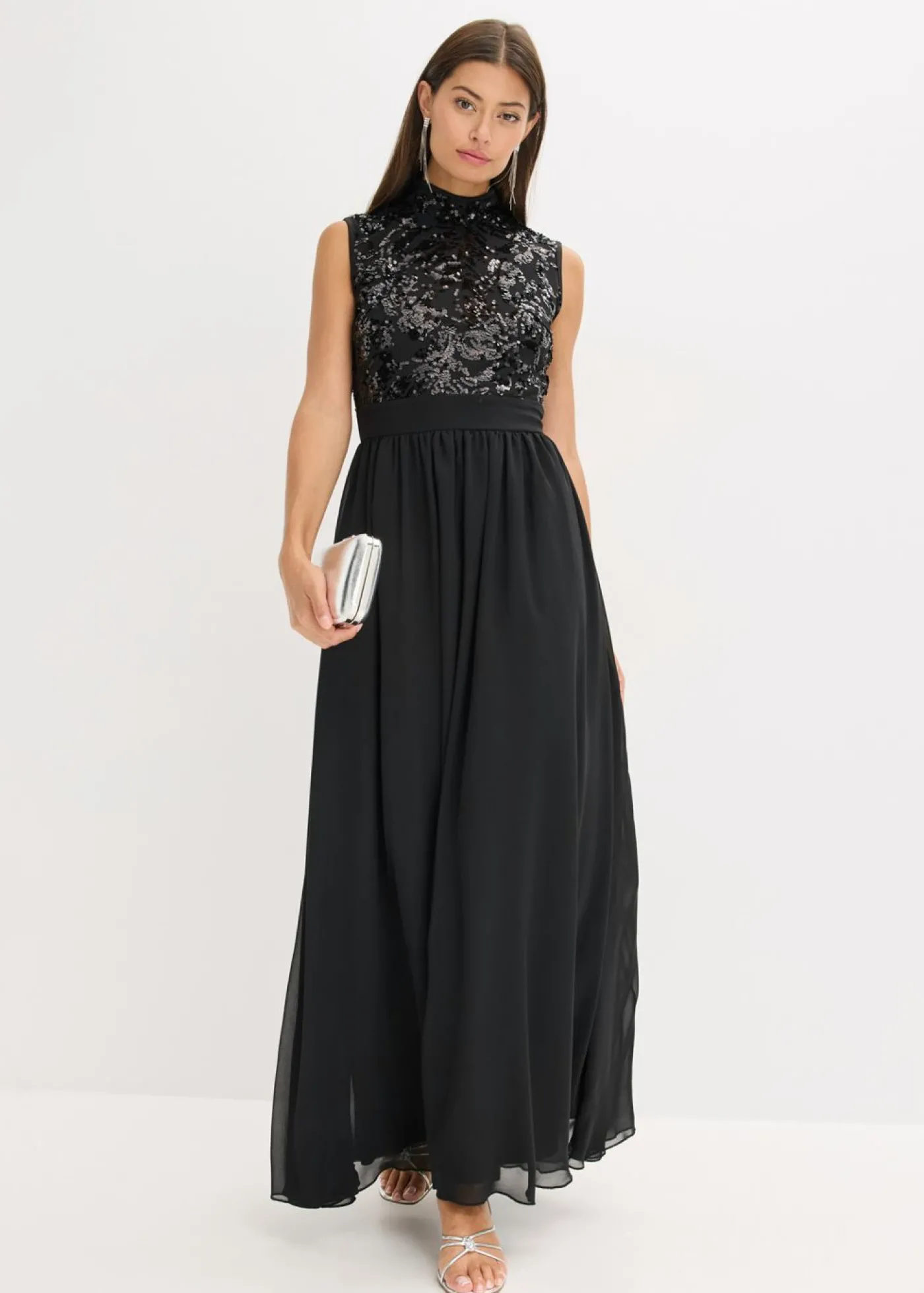 bonprix bonprix Vestido maxi Negro New