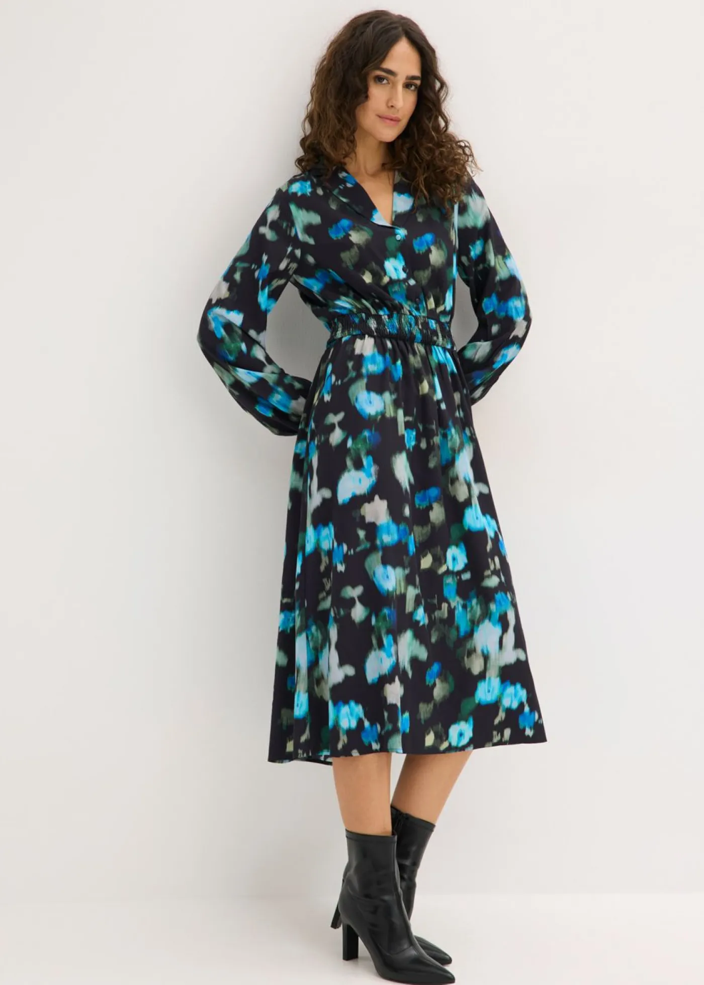 bonprix bonprix Vestido midi Negro