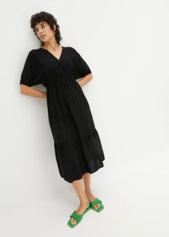 bonprix bonprix Vestido midi Negro Best