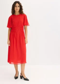 bonprix bonprix Vestido midi fresa