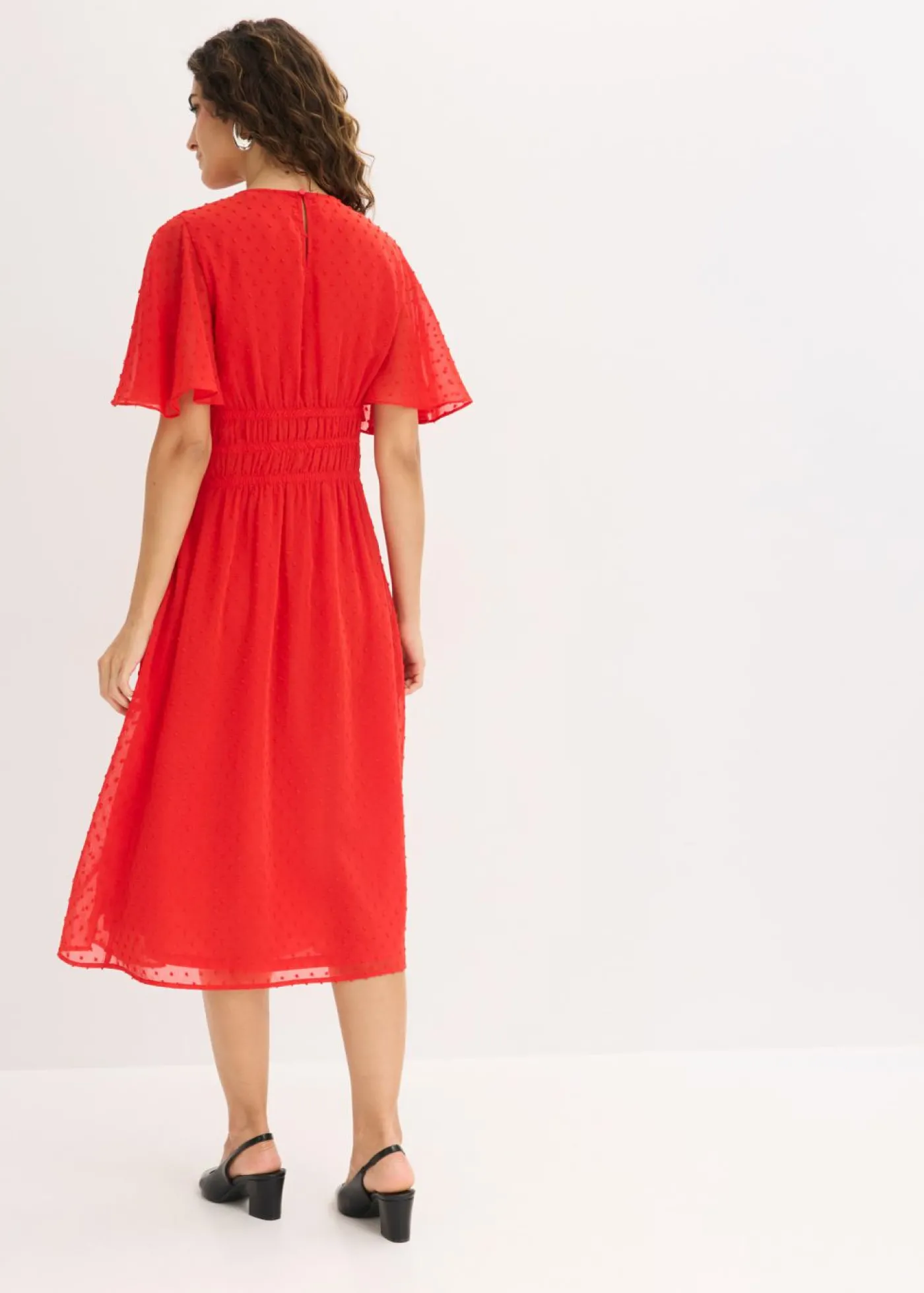 bonprix bonprix Vestido midi fresa