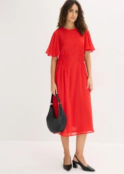 bonprix bonprix Vestido midi fresa