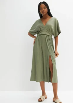bonprix bonprix Vestido midi Verde oliva Hot