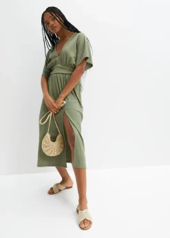 bonprix bonprix Vestido midi Verde oliva Hot