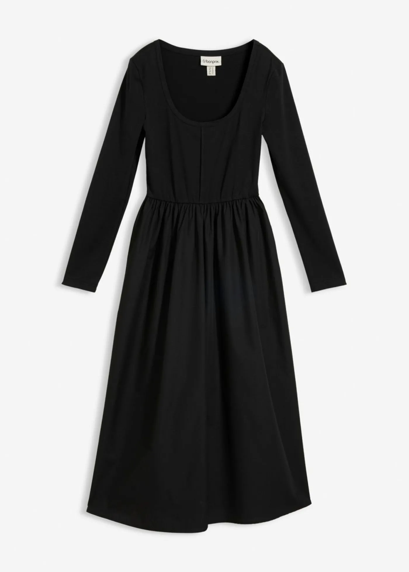 bonprix bonprix Vestido midi Negro Outlet