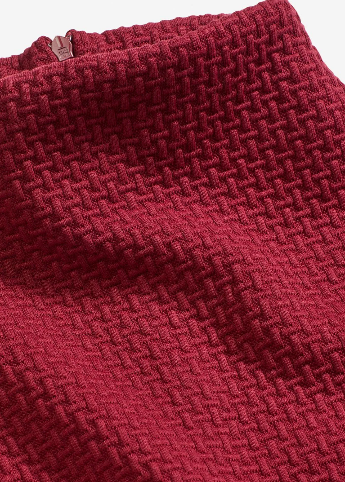 bonprix bonprix Vestido midi acampanado Rojo rubí Sale