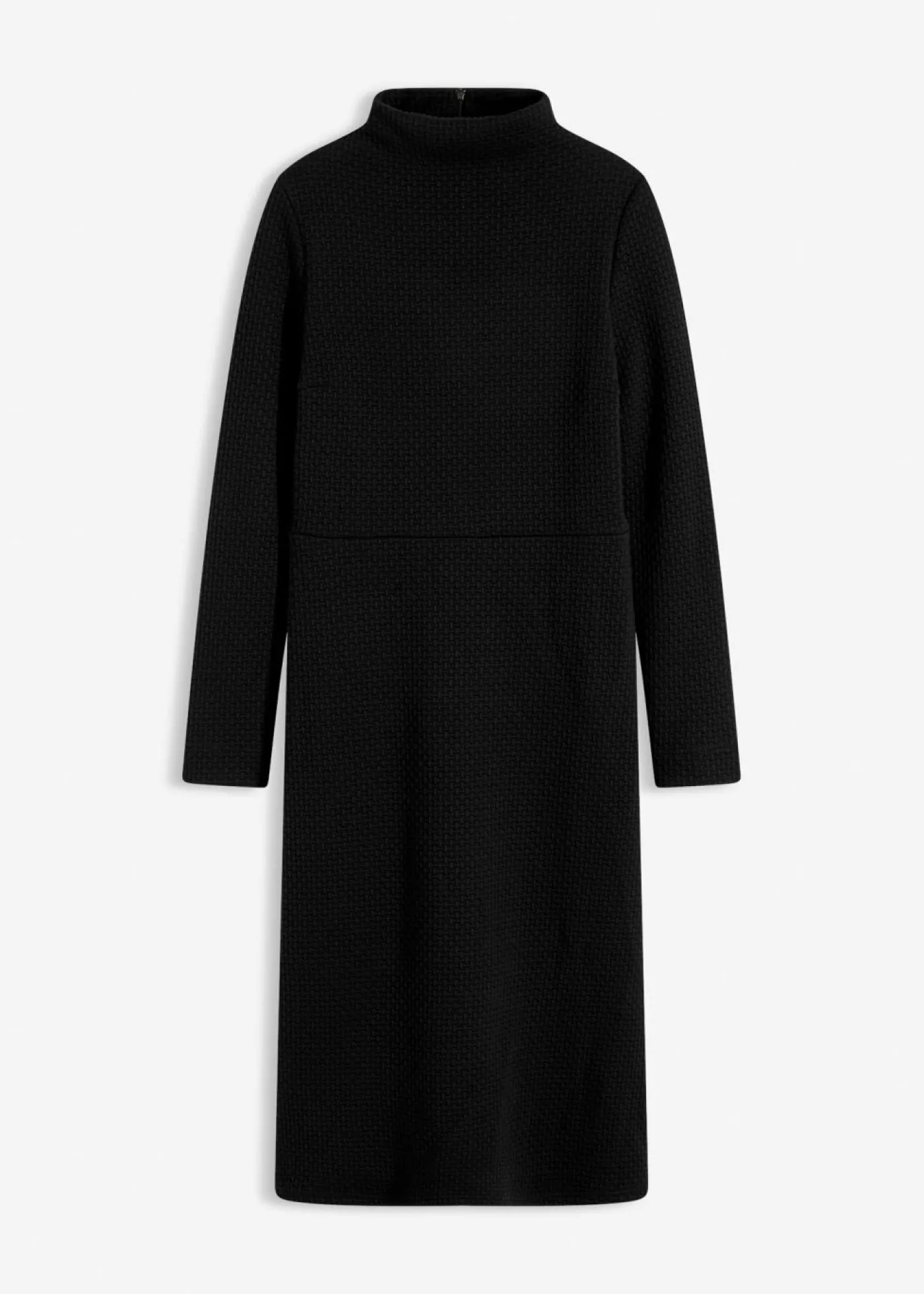 bonprix bonprix Vestido midi acampanado Negro Hot