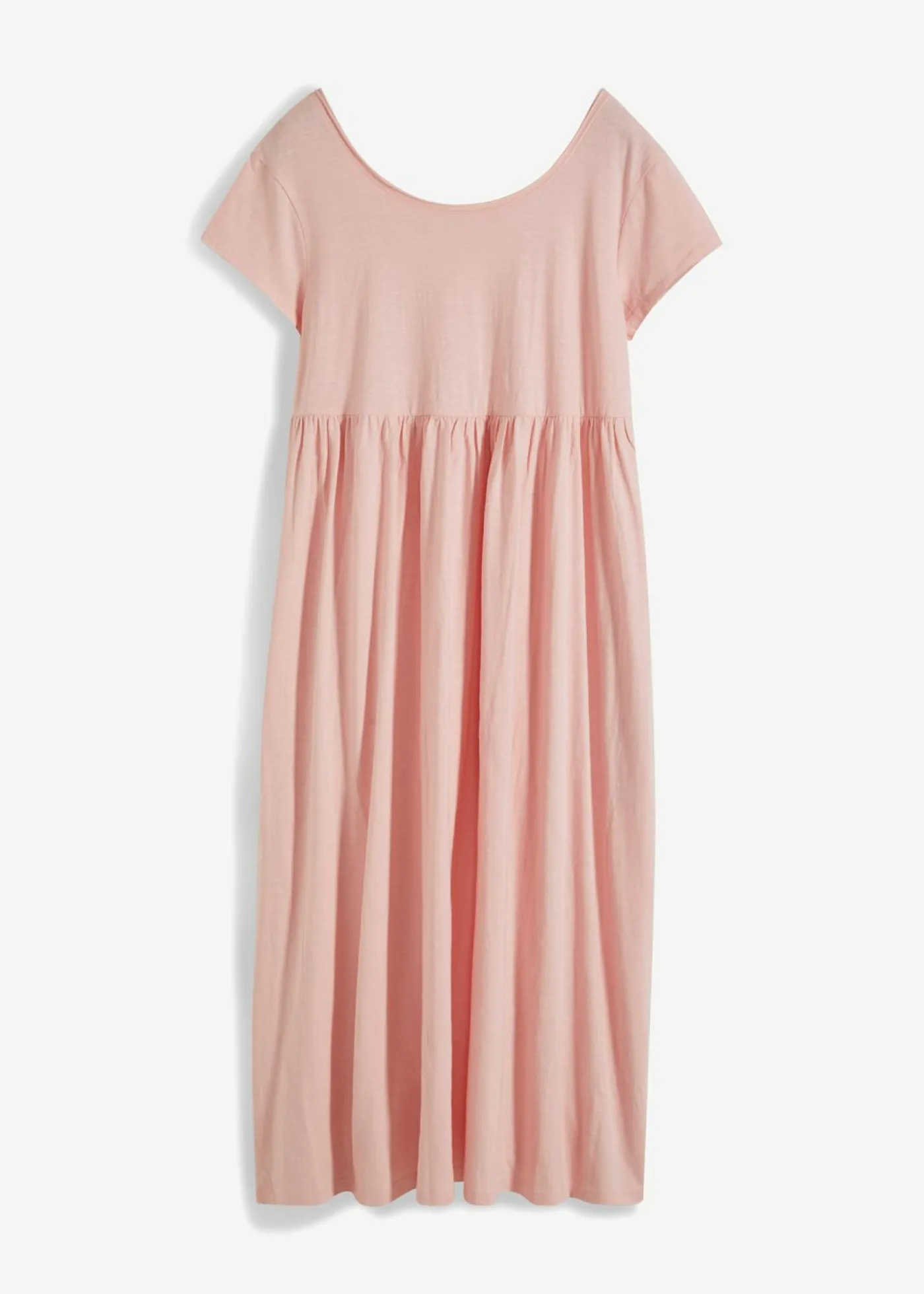 bonprix bonprix Vestido midi de algodón orgánico puro rosa pastel Best