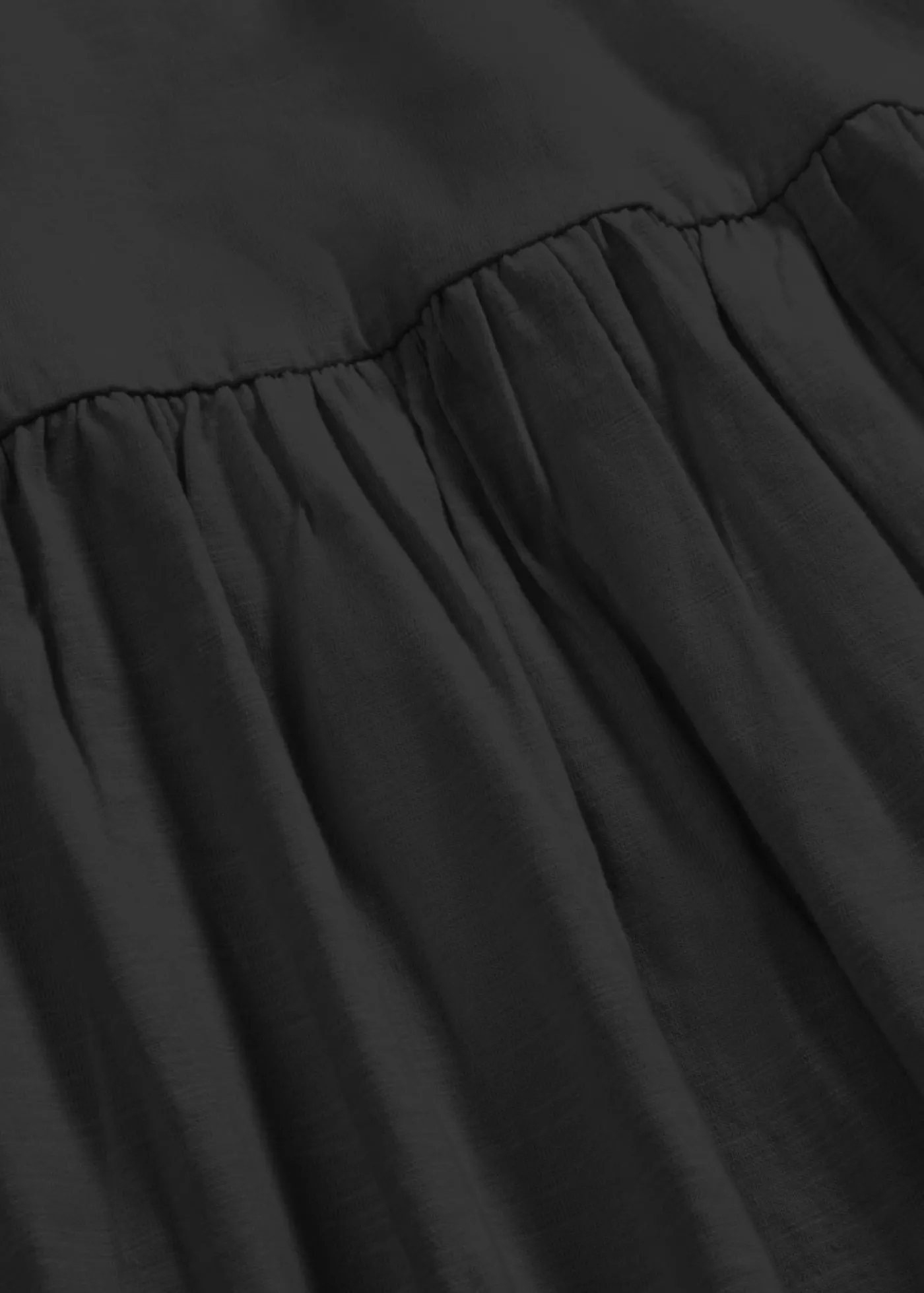 bonprix bonprix Vestido midi de algodón orgánico puro Negro Best