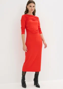 bonprix bonprix Vestido midi de punto fresa New