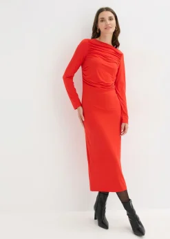 bonprix bonprix Vestido midi de punto fresa New