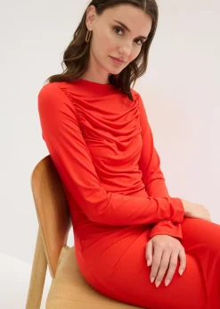 bonprix bonprix Vestido midi de punto fresa New