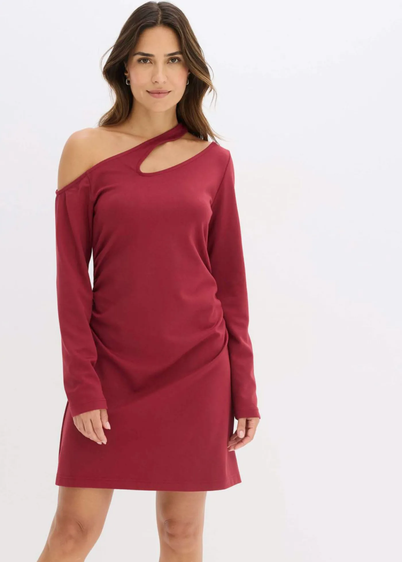 bonprix bonprix Vestido mini con aberturas Rojo Clearance