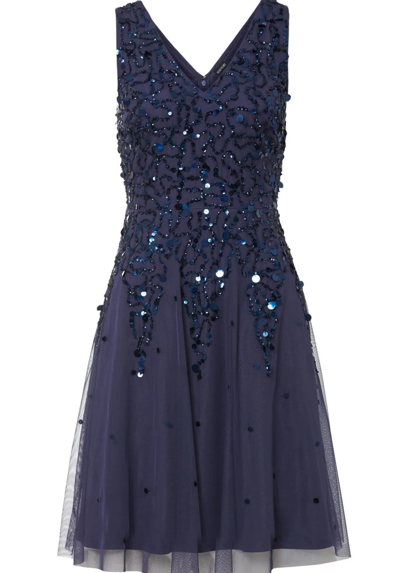 bonprix bonprix Vestido mini de lentejuelas índigo Clearance