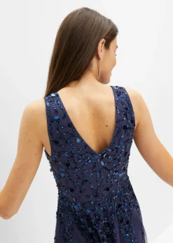 bonprix bonprix Vestido mini de lentejuelas índigo Clearance
