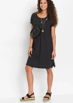 bonprix bonprix Vestido oversize Negro Online