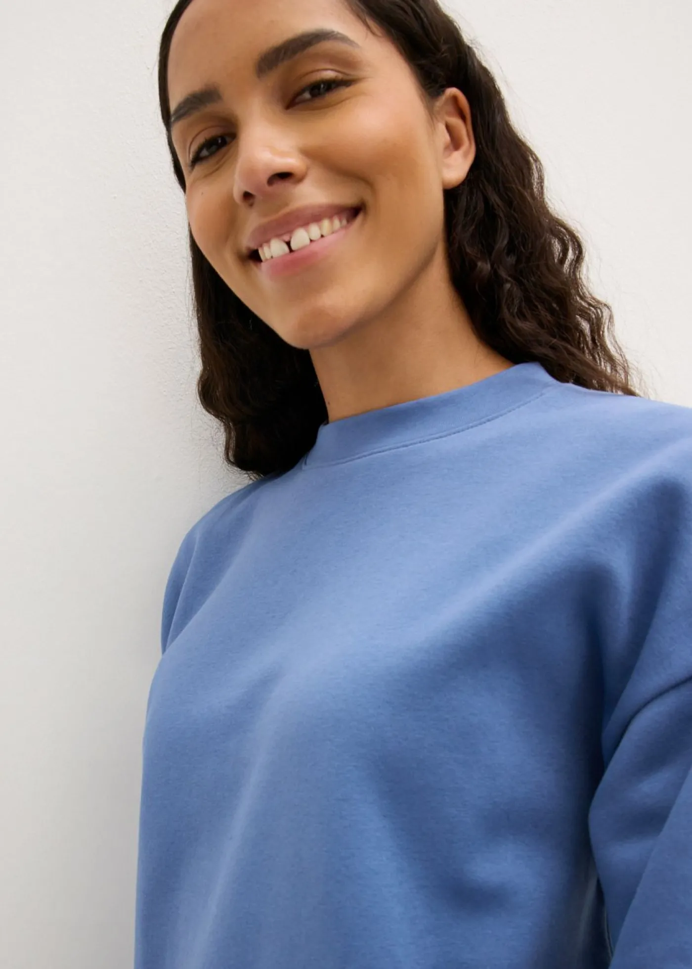 bonprix bonprix Vestido oversize tipo sudadera Azul vaquero