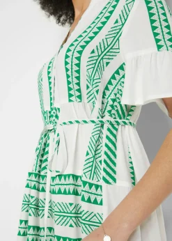 bonprix bonprix Vestido premamá Verde hierba estampado Best