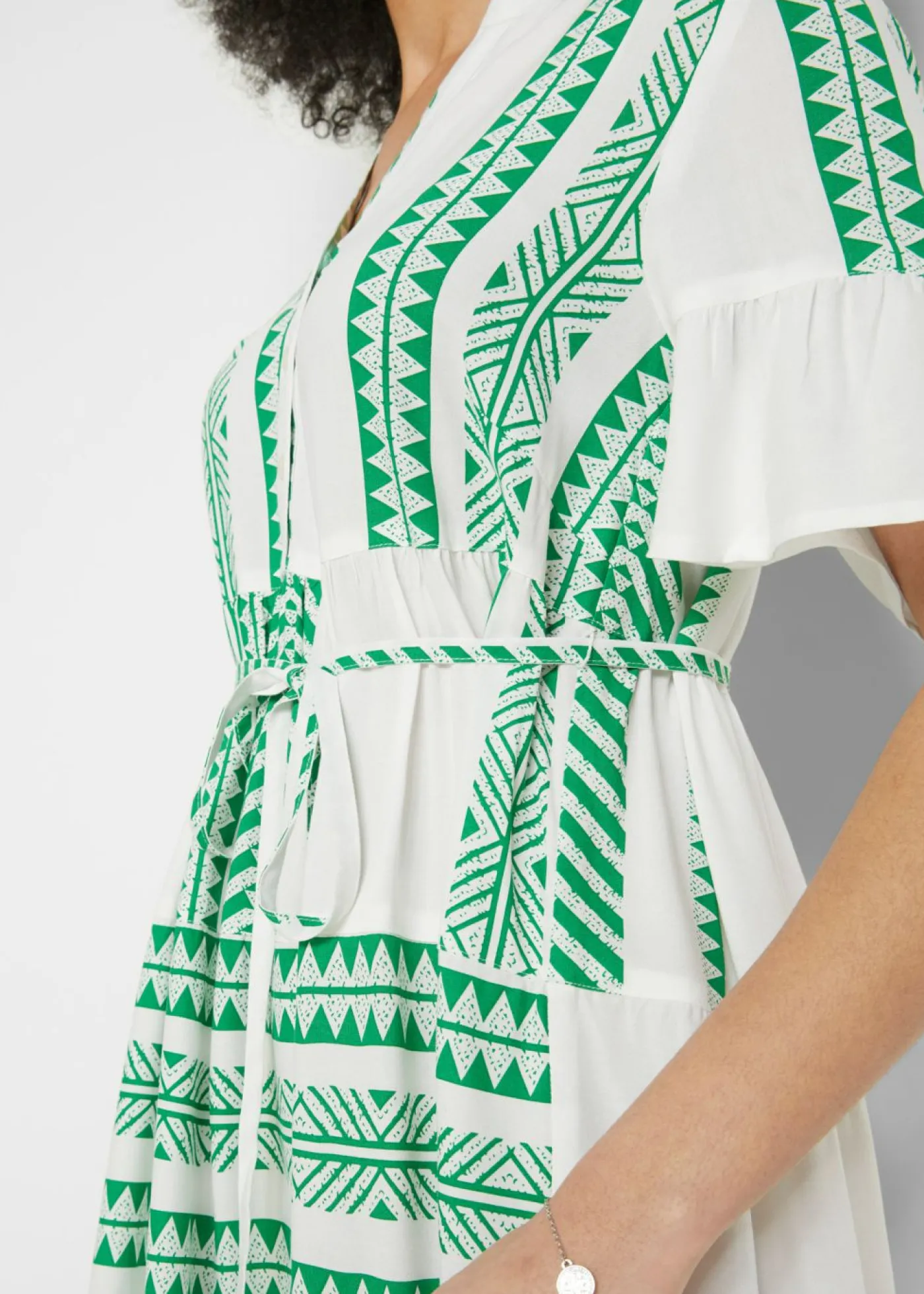 bonprix bonprix Vestido premamá Verde hierba estampado Best
